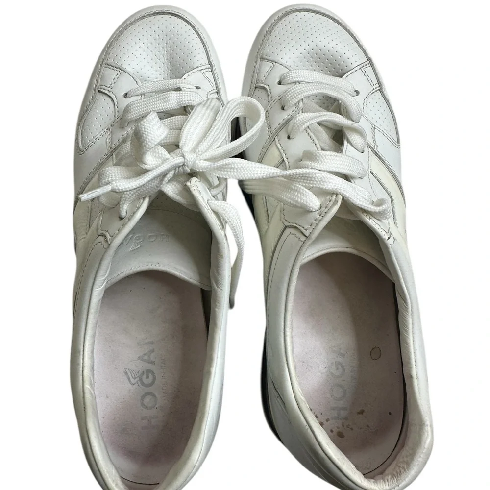 Hogan White Athletic Shoes for Women size 9.5, pre-owned